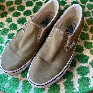 Olive Green Vans WMNS 10.5/ MENS 9